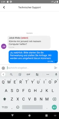 SeneCura Messenger android App screenshot 1