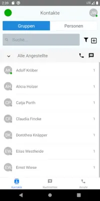 SeneCura Messenger android App screenshot 2